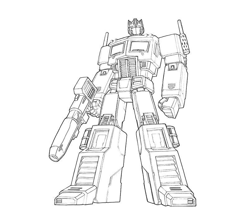 800x667 Optimus Prime Coloring Pages Printable