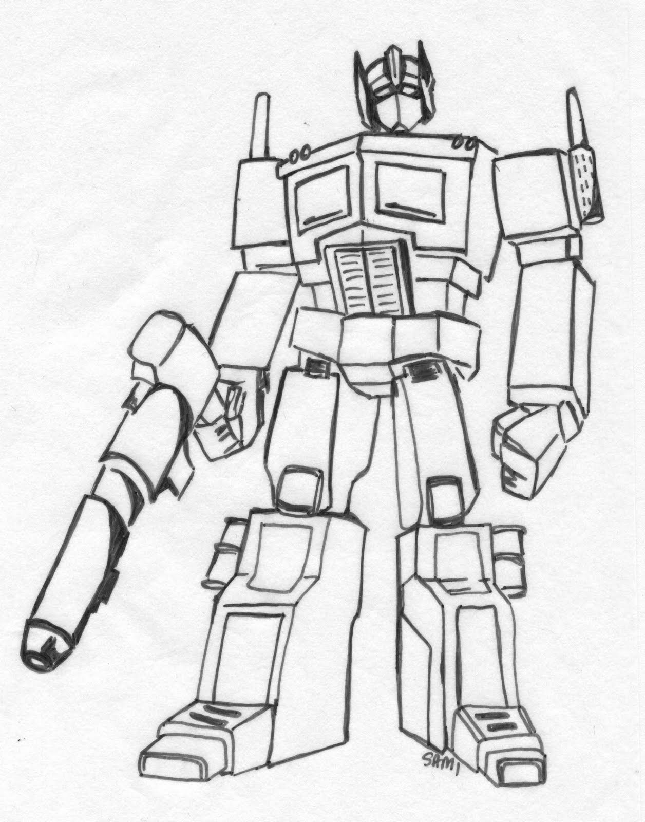 1256x1600 Transformers Coloring Pages Cartoon Optimas Prime