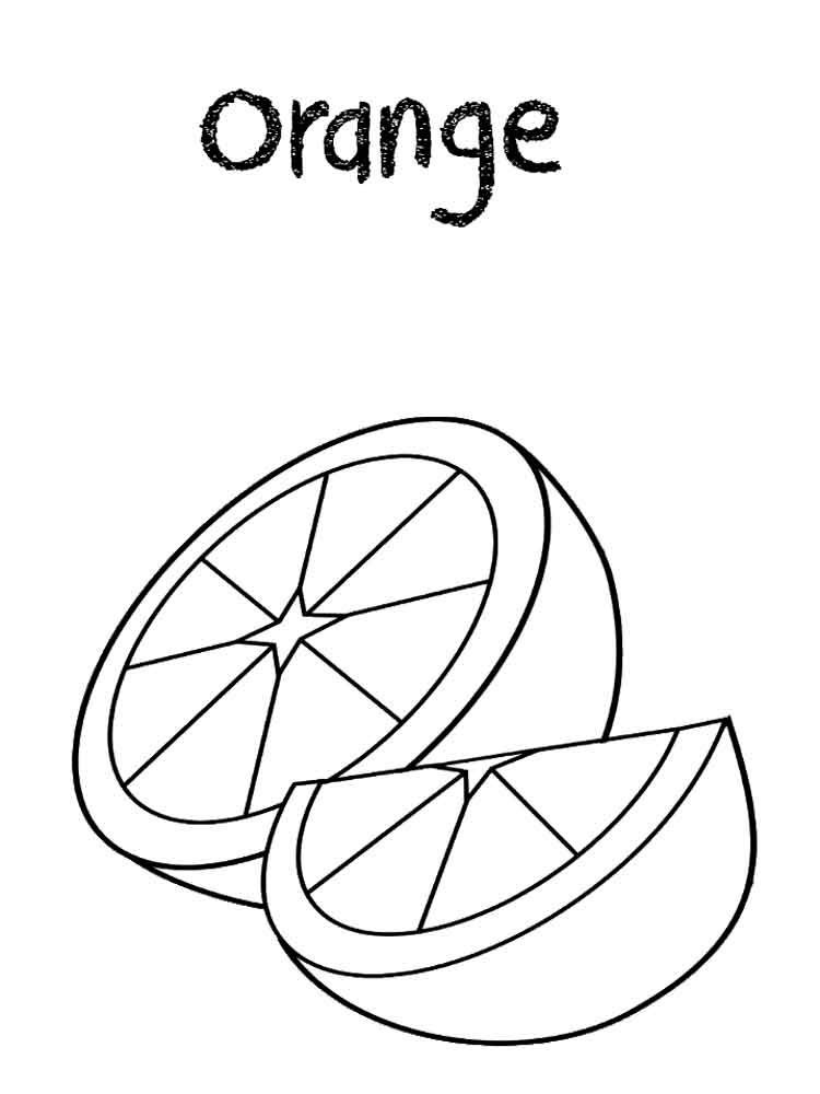 750x1000 Coloring Page Orange Orange Coloring Pages Download And Print