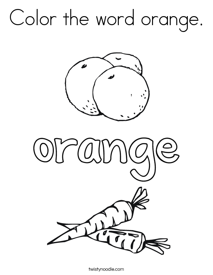 685x886 Orange Coloring Pages
