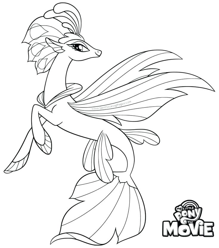 735x833 Luxury My Little Pony Movie Coloring Pages Or Creative Colouring