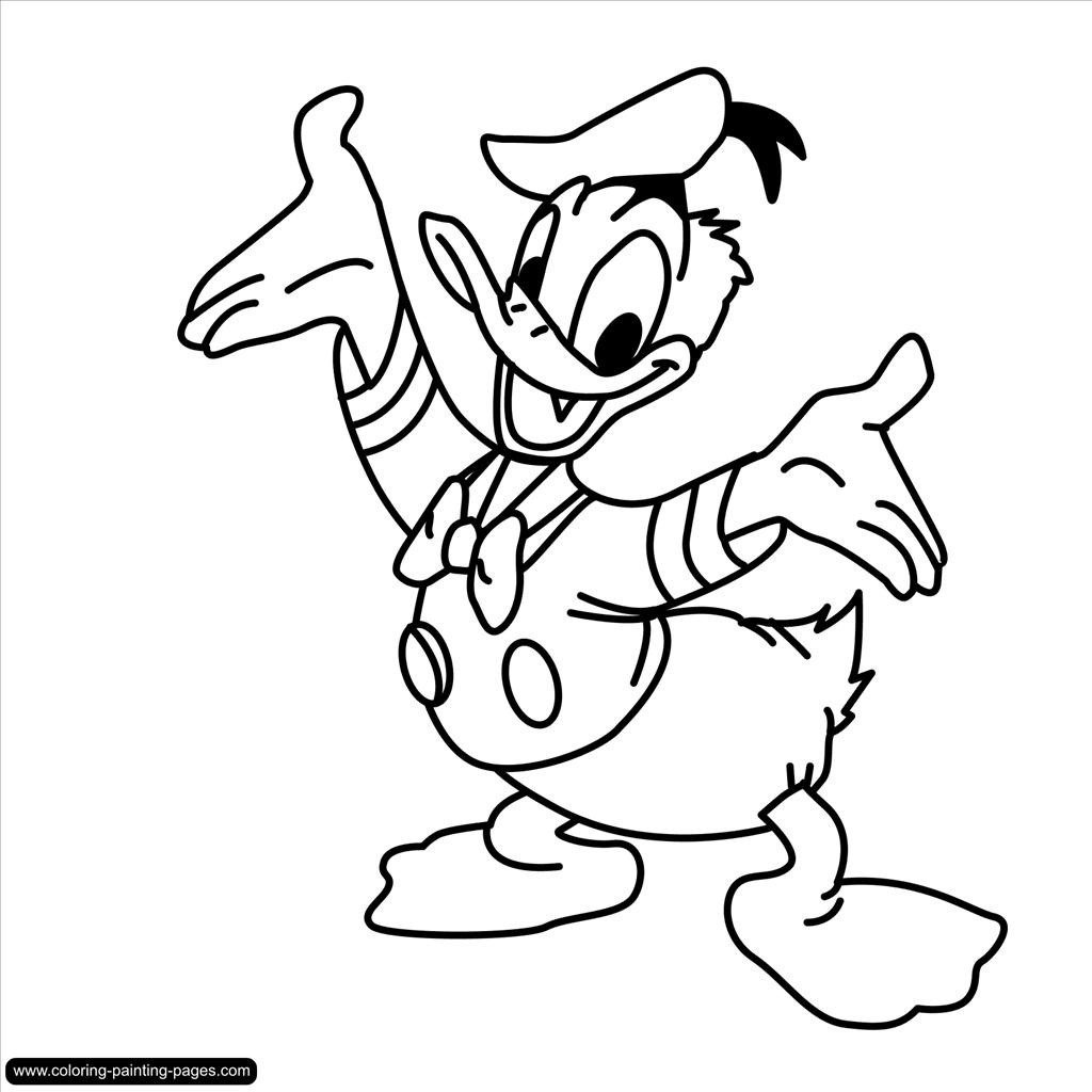 1024x1024 Fresh Donald Duck Printable Coloring Pages Printable Coloring Page