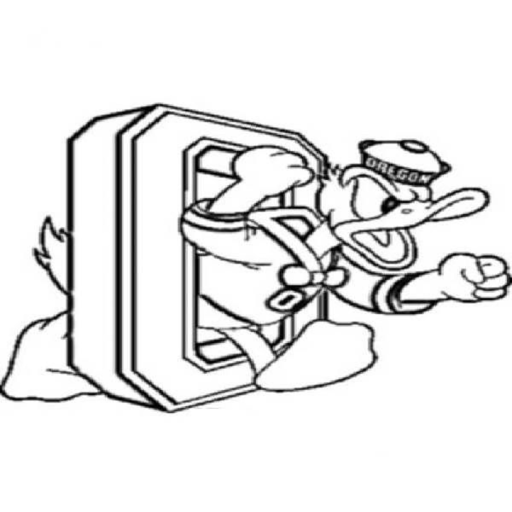 1024x1024 Oregon Ducks Coloring Pages