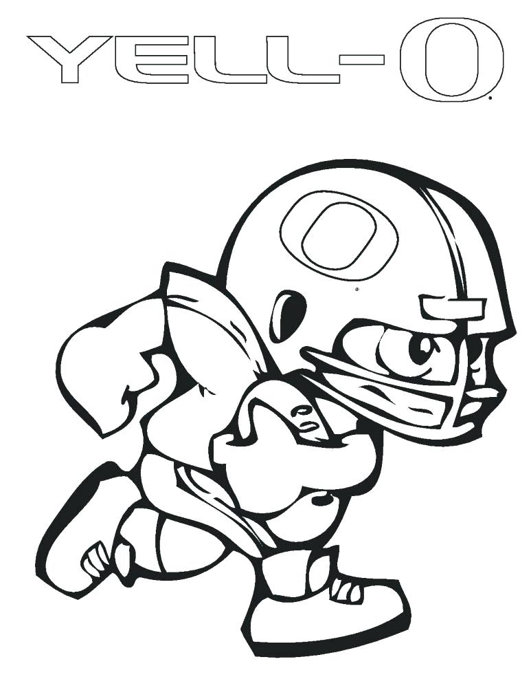 773x1000 Oregon Ducks Coloring Page