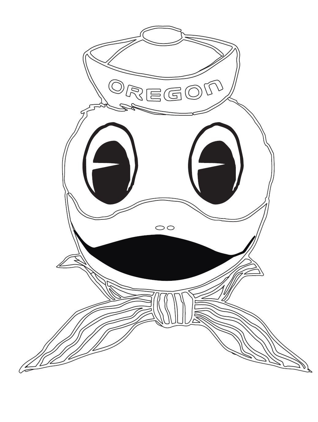 1037x1375 Oregon Ducks Coloring Pages