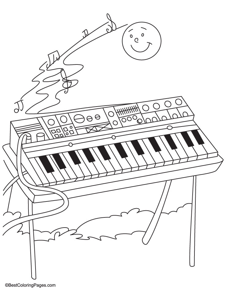 738x954 Synthesizer Coloring Pages Download Free Synthesizer Coloring