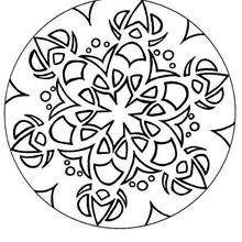 220x220 Oriental Mandala Coloring Pages