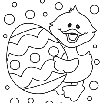 340x340 Easter Chick Free Printable Coloring Page Oriental Trading Co