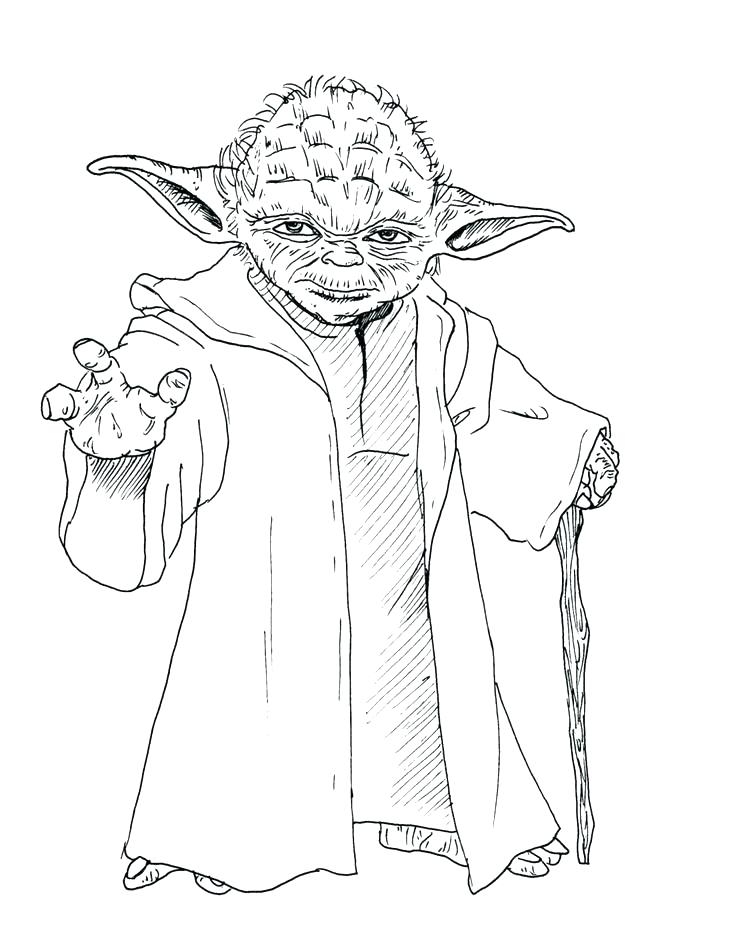 736x928 Yoda Coloring Page Coloring Star Wars Coloring Pages Download