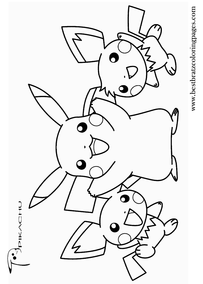 800x1120 Free Printable Pikachu Coloring Pages For Kids Coloring Pages
