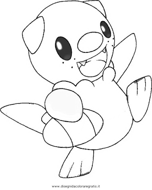 640x800 Oshawott Coloring Pages
