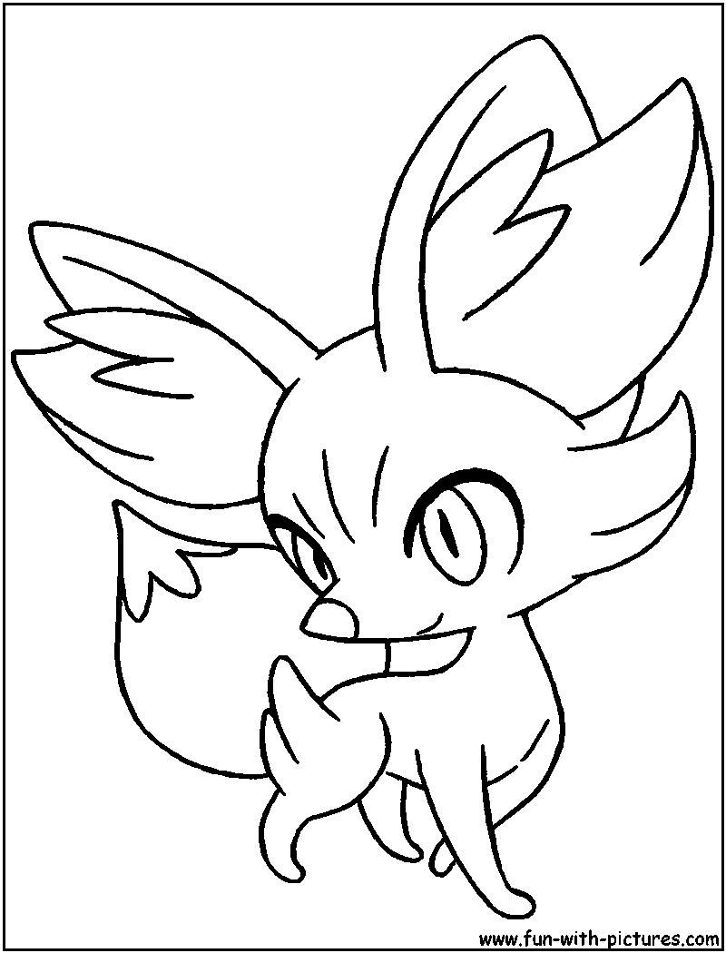 800x1050 Coloring Pages Fennekin Colorings