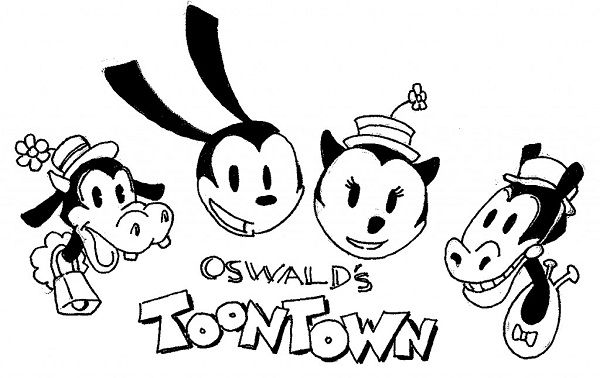 600x378 Oswald The Lucky Rabbit Coloring Pages Coloring Kids