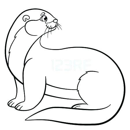 450x450 Otter Coloring Page Otter Coloring Pages Otter Coloring Page River