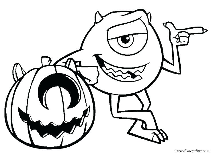 736x535 Ou Coloring Pages Cool Monsters Inc Coloring Pages Online