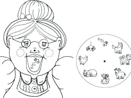 440x330 Our Lady Of Guadalupe Coloring Page There Was An Old Lady Coloring