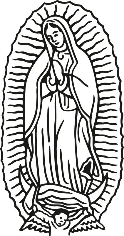422x800 Our Lady Of Guadalupe Coloring Pages Coloring Pages As Well As