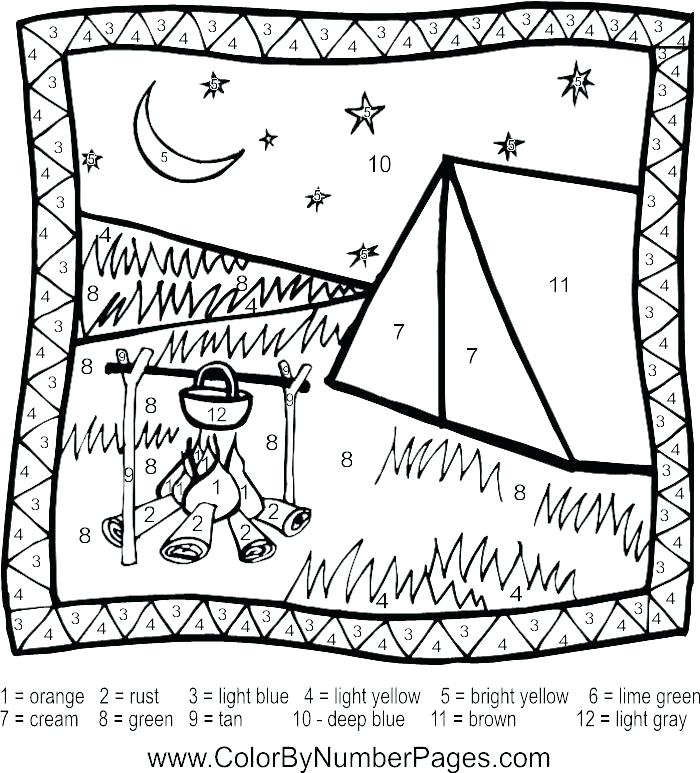 700x773 Outdoor Coloring Pages Click To See Printable Version Of Night