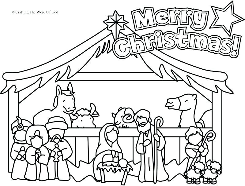 800x609 Nativity Scene Coloring Pages Outdoor Coloring Pages Outdoor