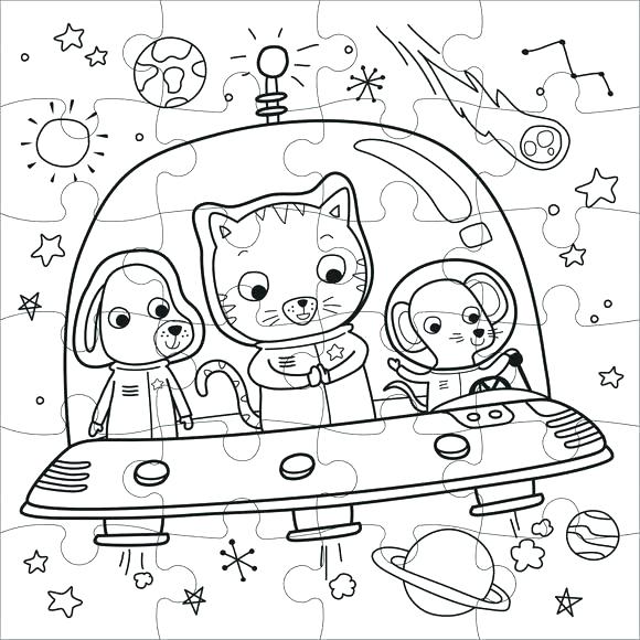 580x580 Outer Space Coloring Pages Space Coloring Pages For Adults Free