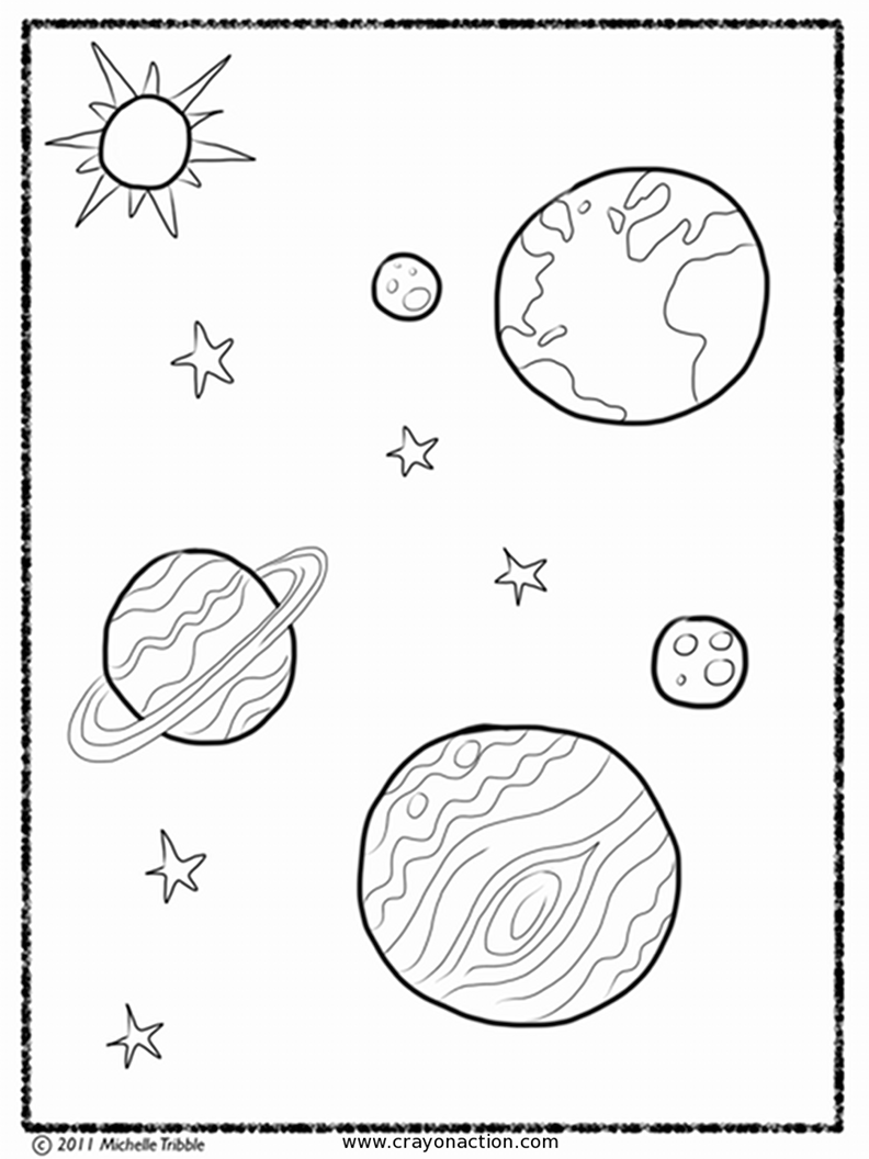 792x1056 Outer Space Coloring Page Crayon Action Coloring Pages