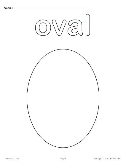 425x550 Oval Coloring Page