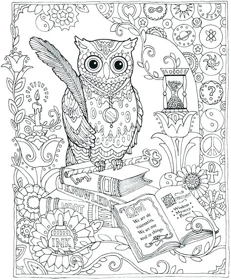 474x575 Owl Coloring Pages Free Instant Download Coloring Page Cute Owl