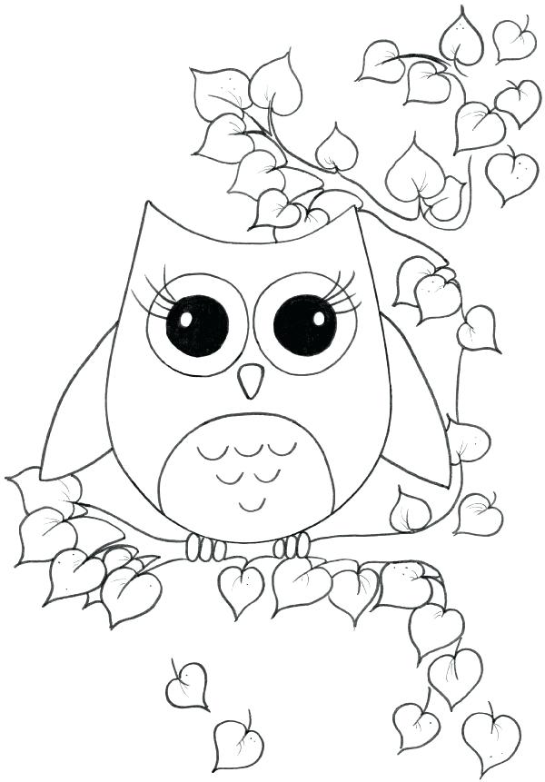 600x861 Owl Color Pages Owl Coloring Pages For Kids More Free Printable