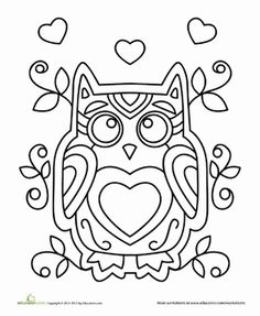236x287 Cartoon Owl Coloring Page Free Download