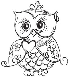 236x262 Best Cute Owl Coloring Pages Free Printable