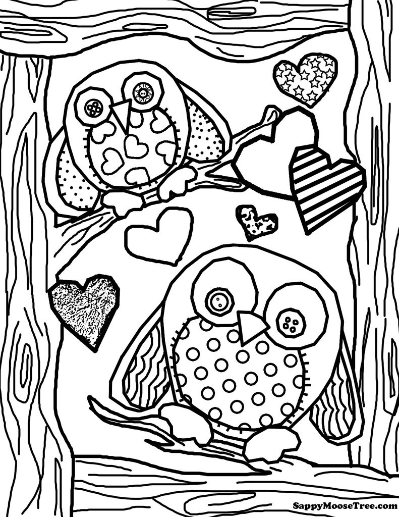 791x1024 Fancy Owl Coloring Page On Seasonal Colouring Pages Free Printable