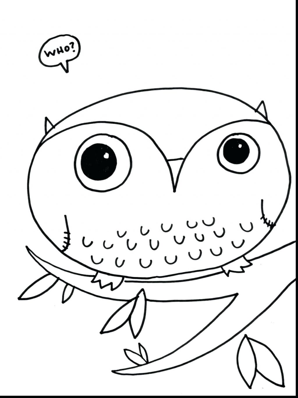 1024x1365 Coloring Pages Cute Owl Coloring Pages Stunning Printable Page