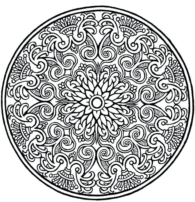 650x674 Mandala Coloring Pages For Kids Free Printable Owl Mandala