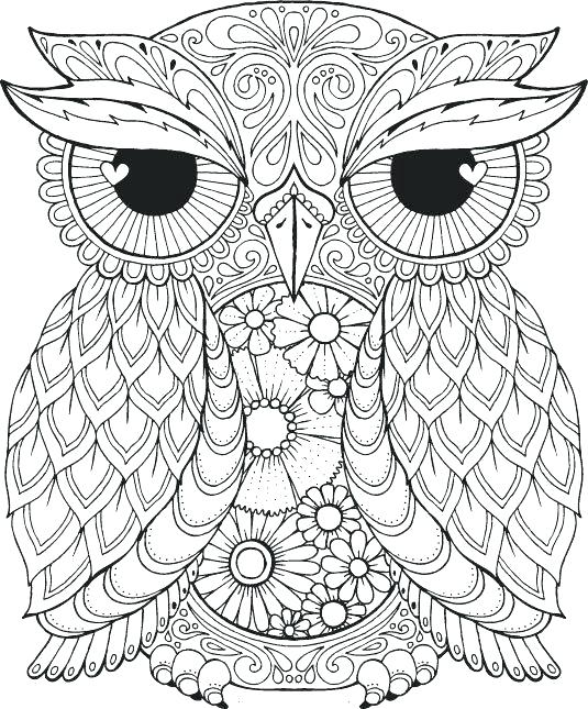 Owl Mandala Coloring Pages at GetDrawings | Free download