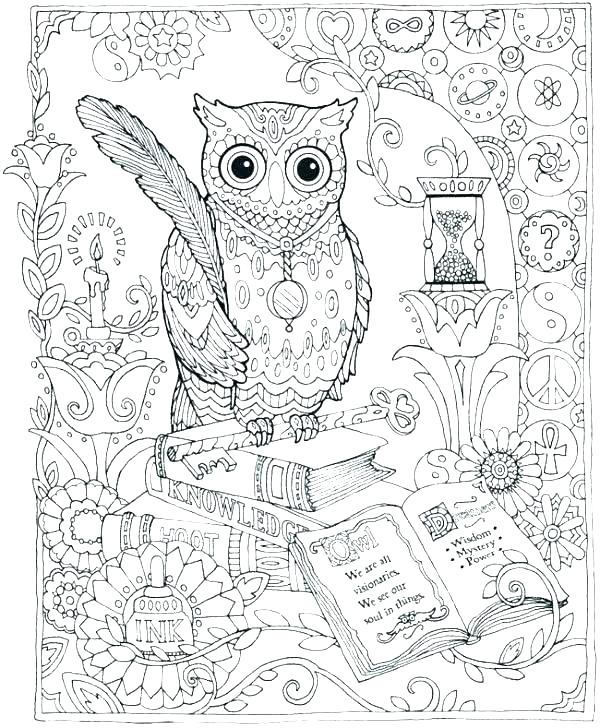 600x728 Coloring Pages Of Owls Pictures Of Owls To Print Free Owl Print