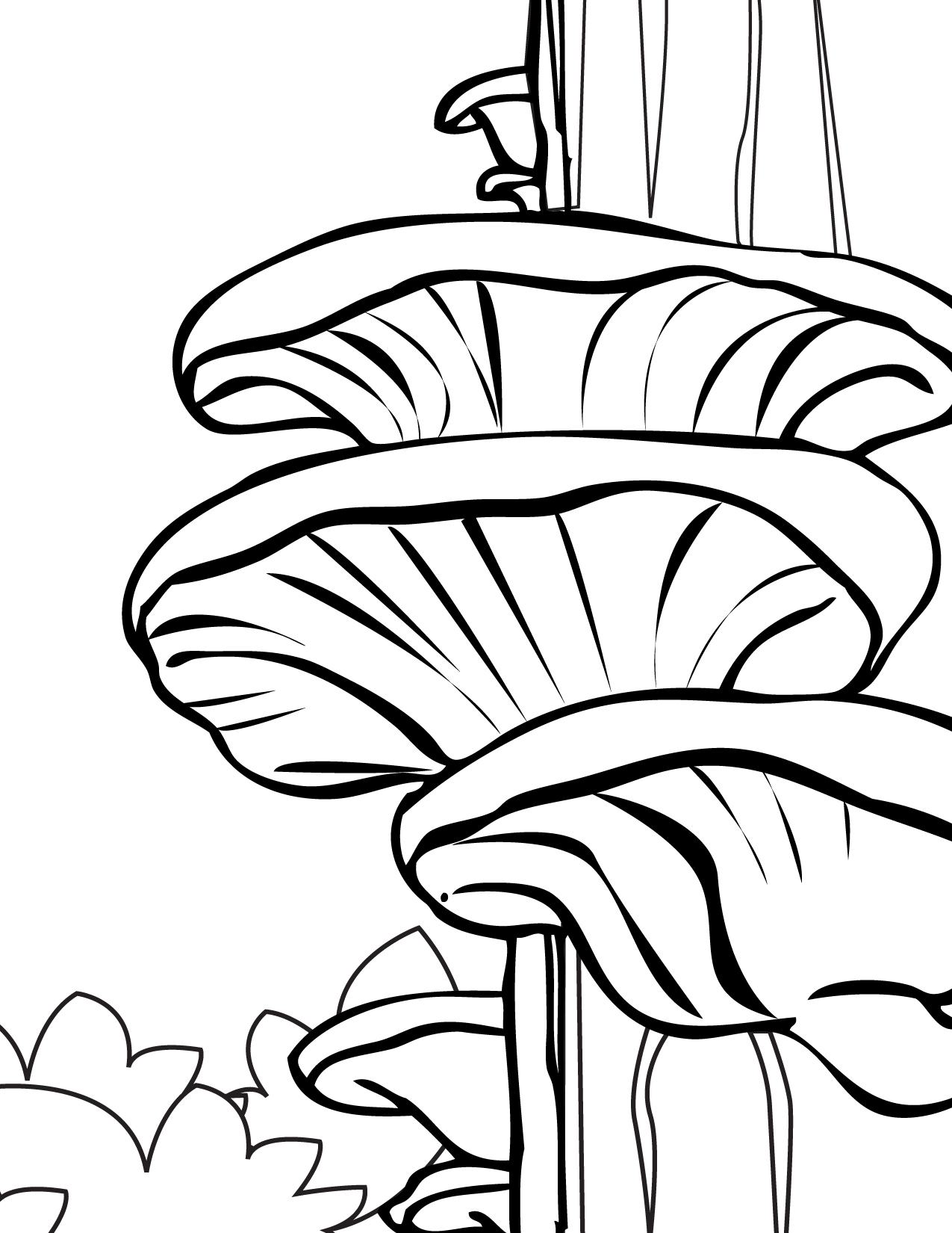 1275x1650 Oyster Coloring Page