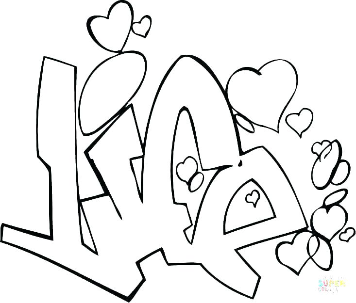 733x625 Printable Graffiti Coloring Pages Printable Graffiti Coloring