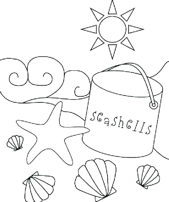 553x660 Shell Coloring Pages