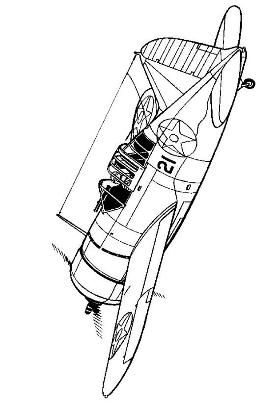 568x822 Kids N Coloring Pages Of Wwii Aircrafts