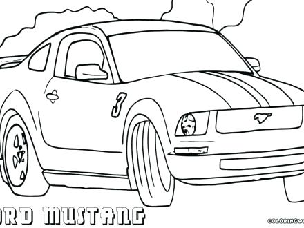 440x330 Mustang Coloring Pages Mustang Car Coloring Pages Printable