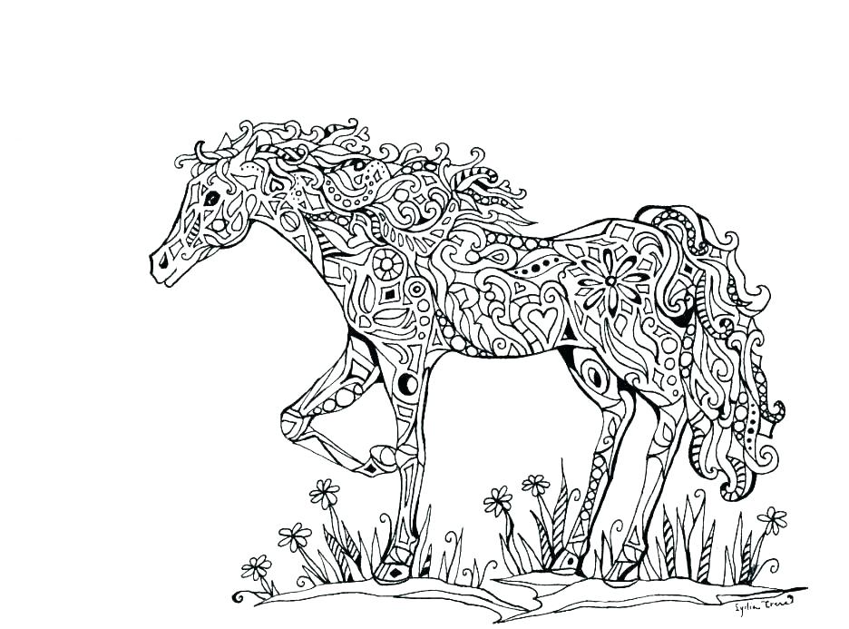936x693 Coloring Pages Mustang