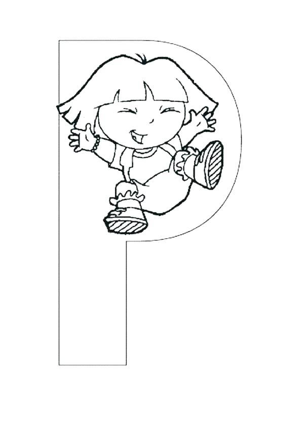 600x848 Letter P Coloring Pages P Coloring Pages Letter P Coloring Pages