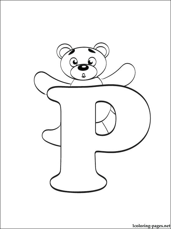 560x750 P Coloring Pages Letter P Coloring Page Coloring Pages Disney