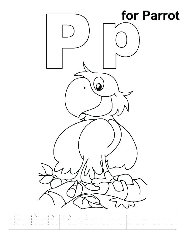 612x792 P Coloring Pages Letter P Coloring Pages Letter P Coloring Pages