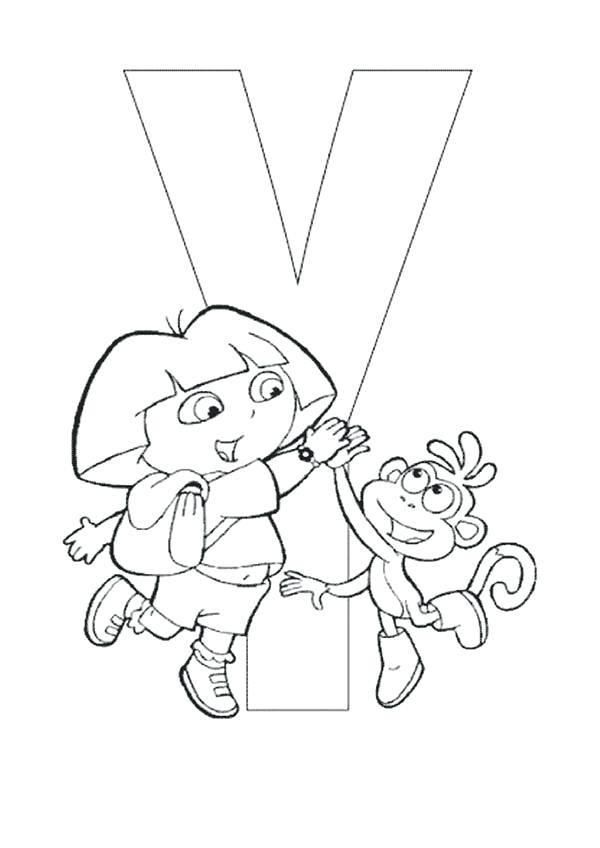 600x848 Letter Y Coloring Pages