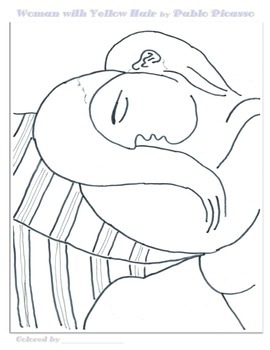 270x350 Pablo Picasso Coloring Pages