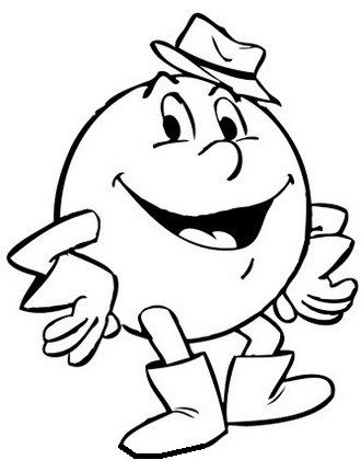 330x420 Pretty Awesome Pac Man Coloring Page Coloring Pages Free