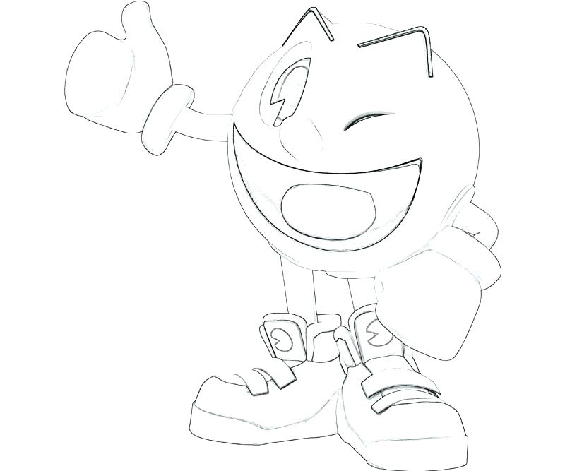 800x667 Inspirational Pacman Coloring Page Image
