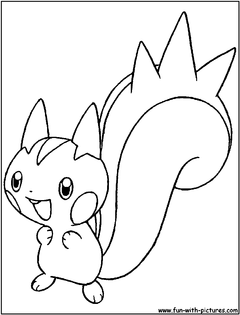 800x1050 Pokemon Pachirisu Coloring Pages