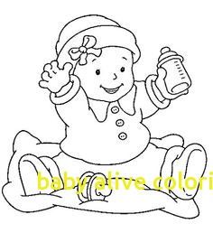Pacifier Coloring Page